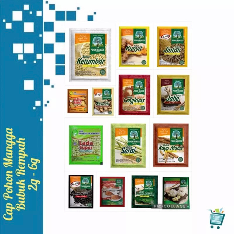 MERAH PUTIH KAYU Garlic Nutmeg Coriander Turmeric Pepper Cumin Cinnamon