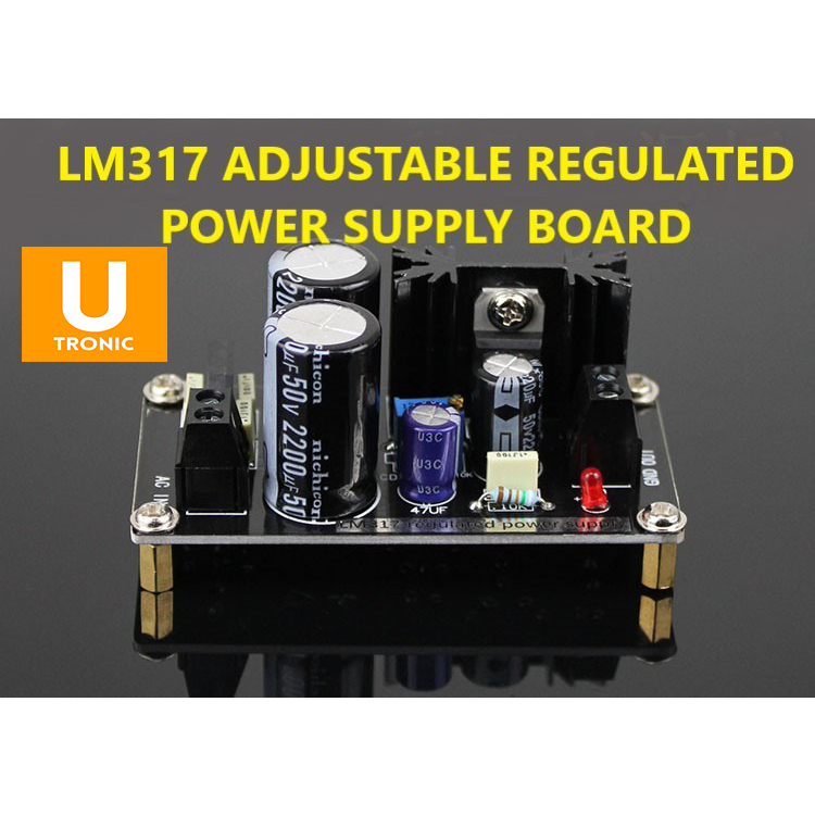 Power Supply LM317 Adjustable Regulated Board with Rectifier (2003