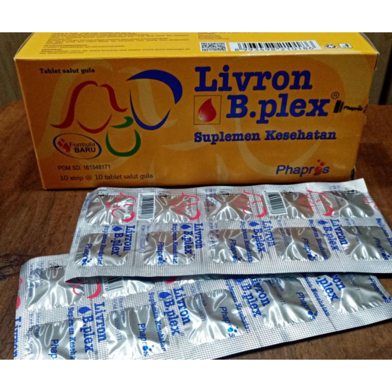 Livron B Plex Strip Contains 10 Tablets/Vitamins And Minerals/Iron ...