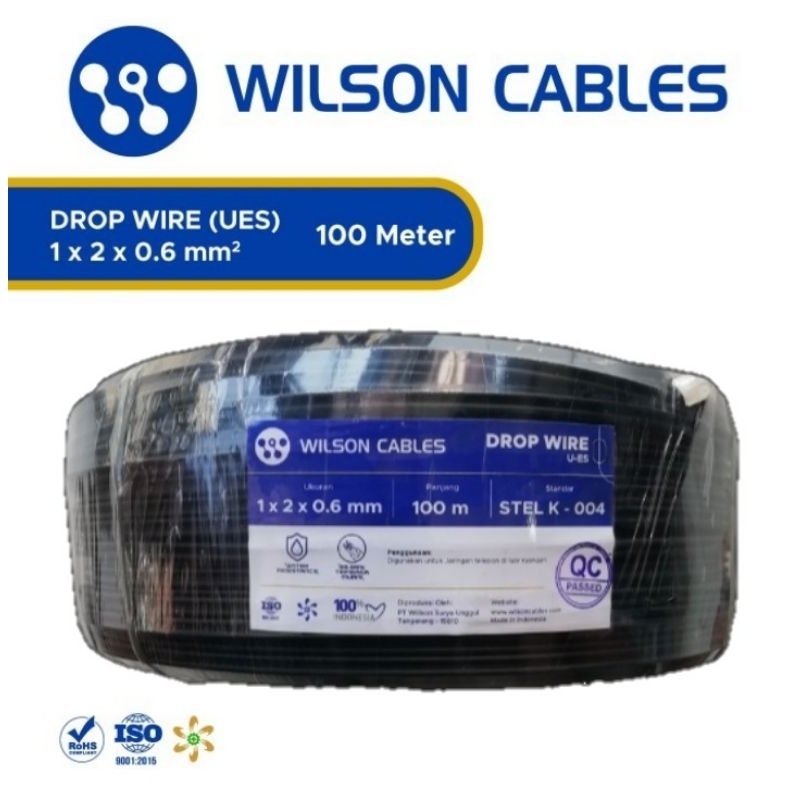 Dw Drop Wire 1x2x06 Wilson Outdoor Telephone Cable 100 Meters | Shopee ...