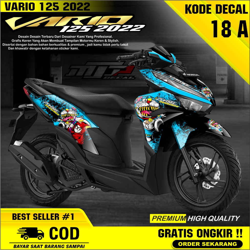 Mtp - Decal Sticker Vario 125 New 2022 2023 Full body Hologram And ...