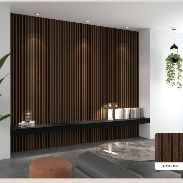 Gaia LUNA Wallpanel 3D / Wall Partition Grille / PVC Wood Panel
