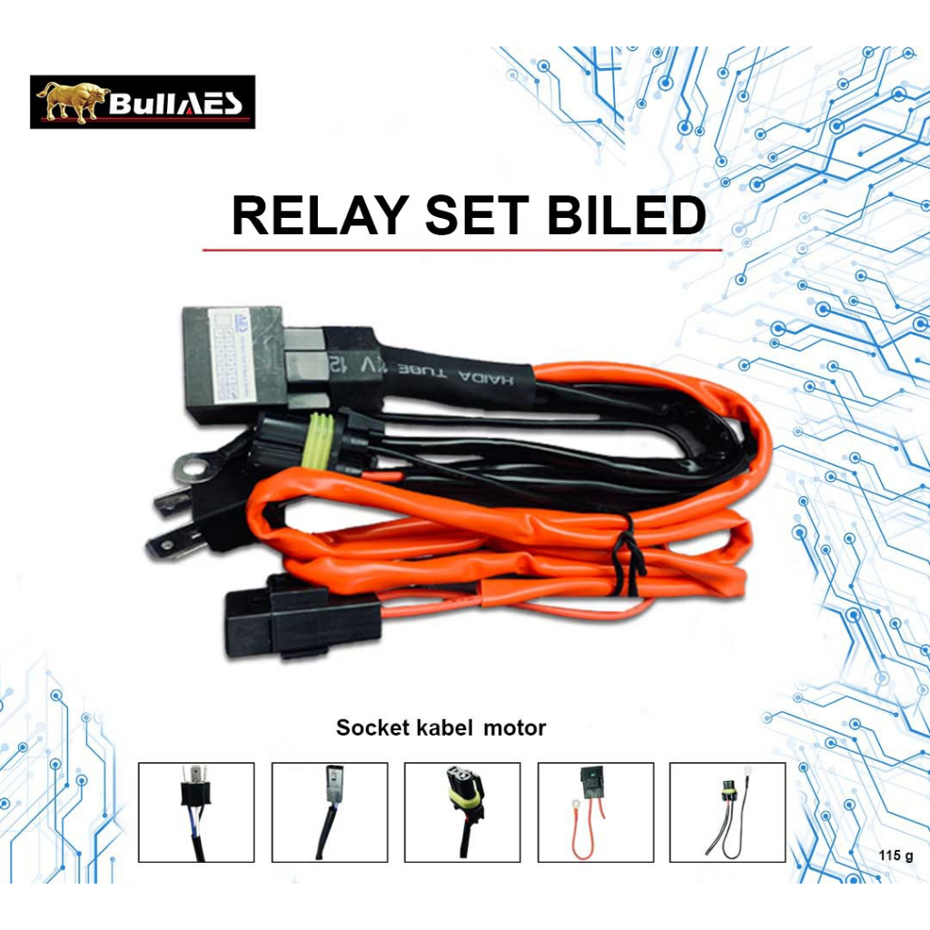 Wiring Biled AES BRAND MOTORCYCLE RELAY CABLE | Shopee Malaysia