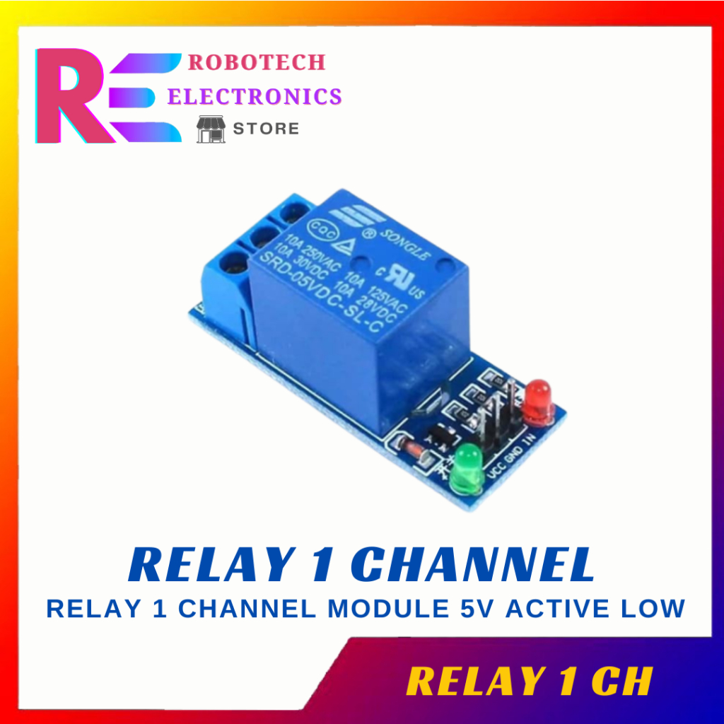 1-channel 5V RELAY Module (Arduino) | Shopee Malaysia