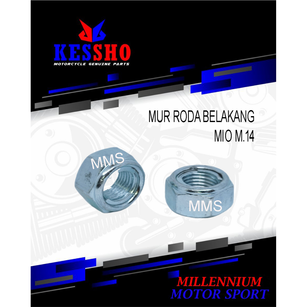 Mio M14 Rear Wheel Nut Shopee Malaysia