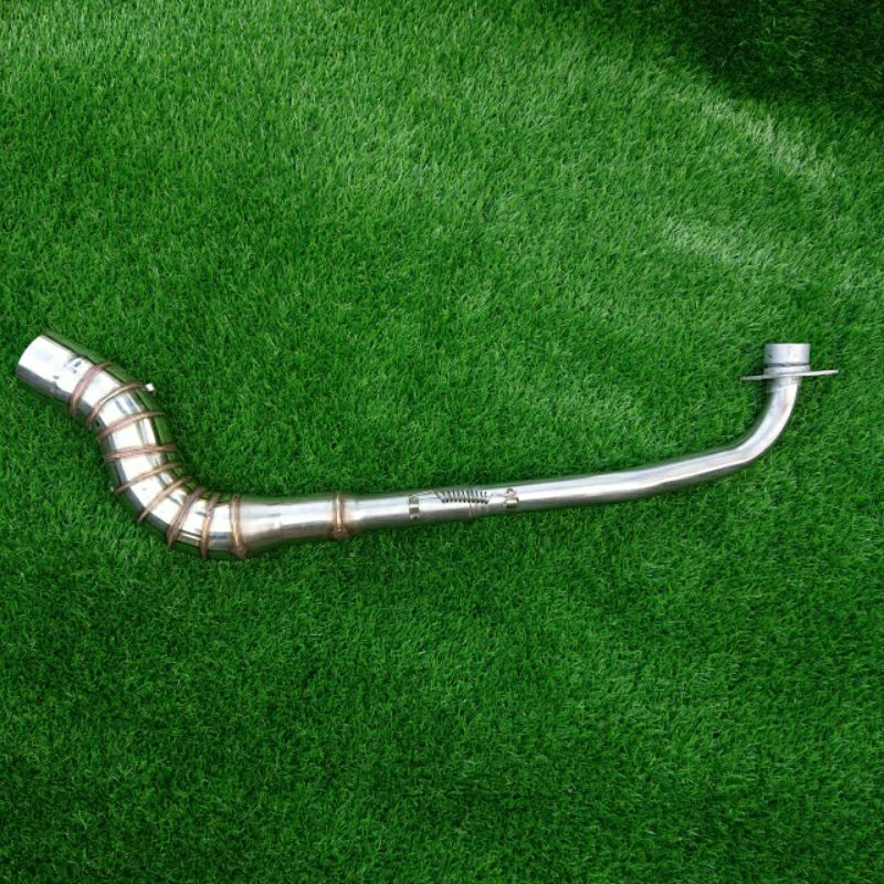 Big elbow Daeng sai4 Conical Exhaust Open spec pipe Xrm 125 Xrm 110