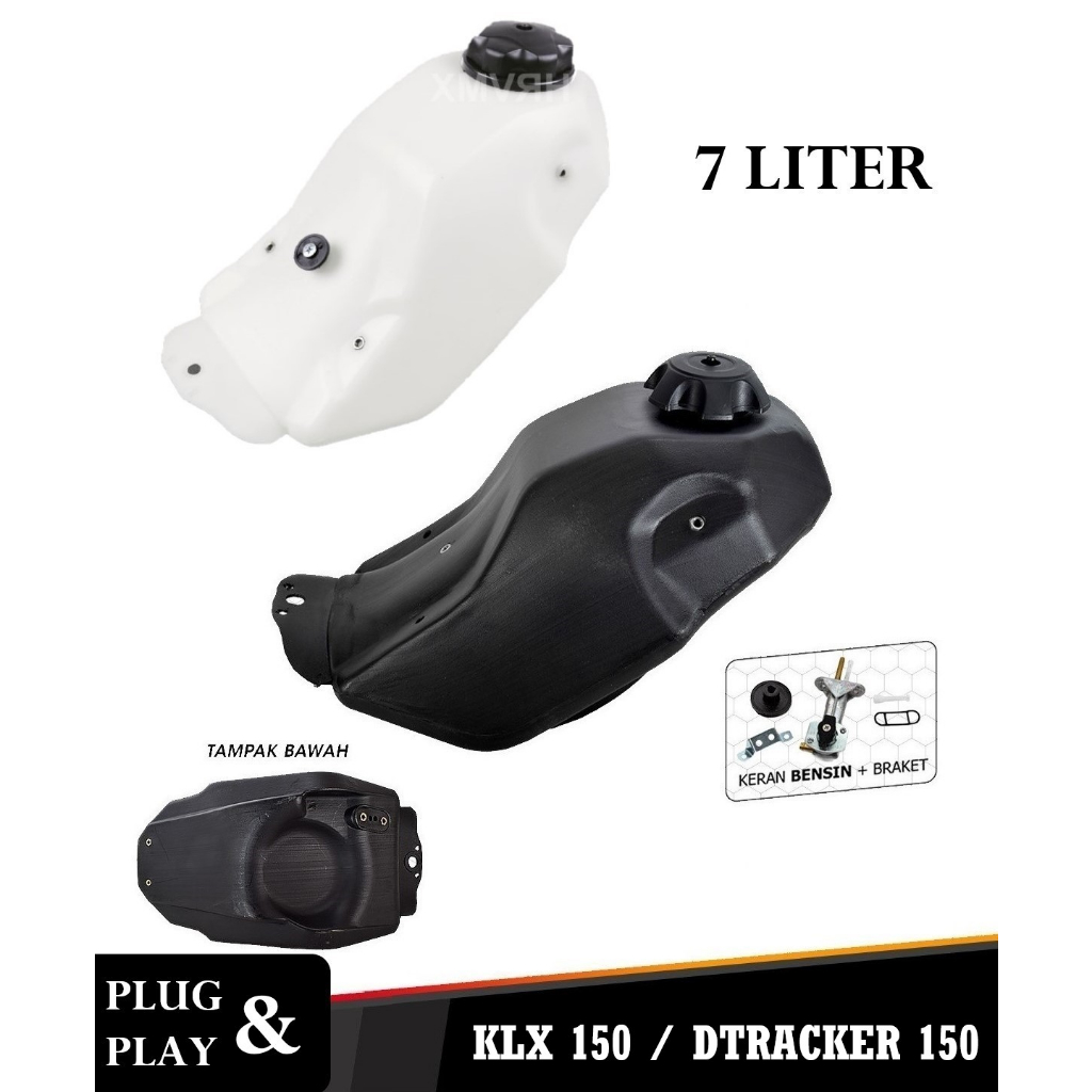 Plastic TANK KLX 150 BF LGS DTRACKER 150 NEW OLD PNP Deltabox ACERBIS ...