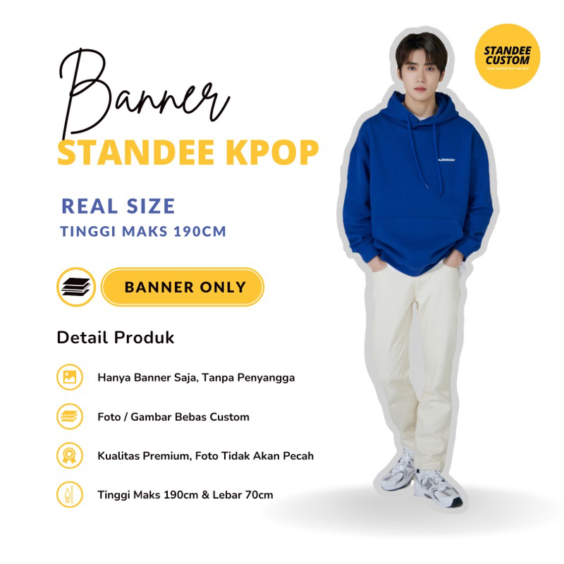 Standee BANNER (Only BANNER, Not Including Board And Support) | Shopee ...
