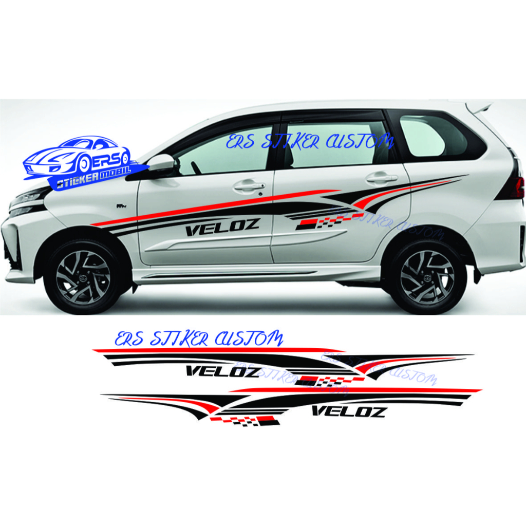 Avanza veloz Car sticker Side body cutting sticker | Shopee Malaysia