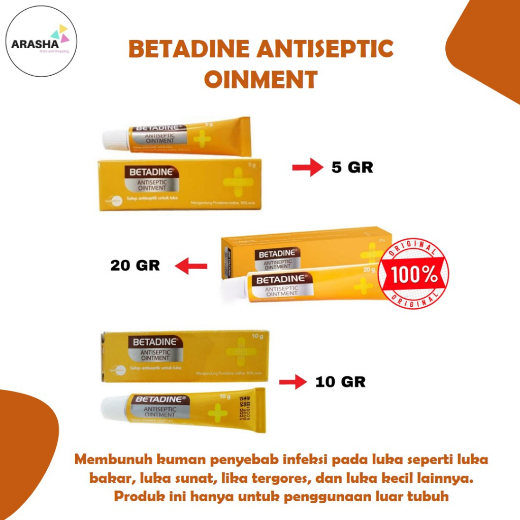 Betadine ANTISEPTIC OINTMENT Prevents Infection/Wound Cream/Fungal