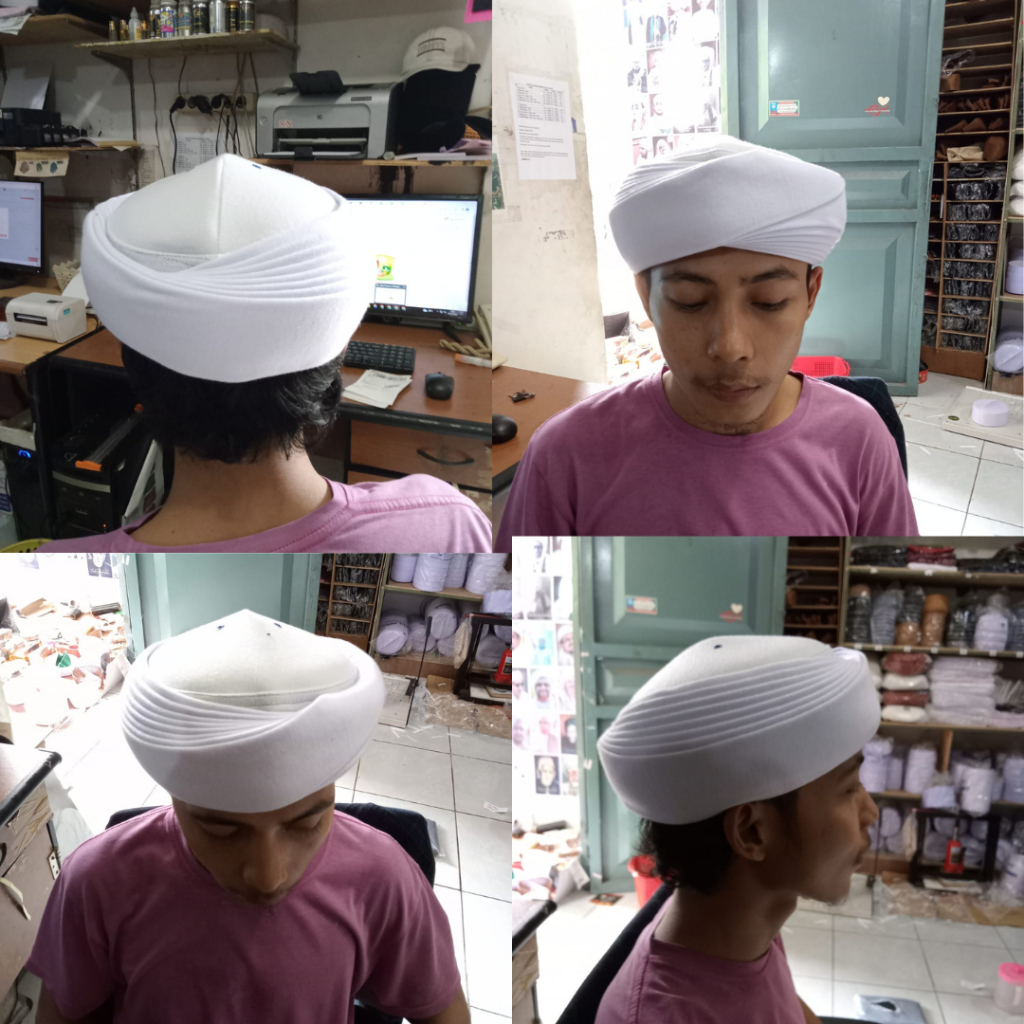 Permanent Imamate Caps Without Tail Permanent Imamate Caps 5 METER Long