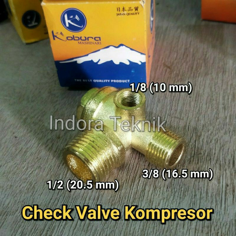 Check Valve FEMALE Air Compressor 3/4 1HP Spare Part Shopee Malaysia