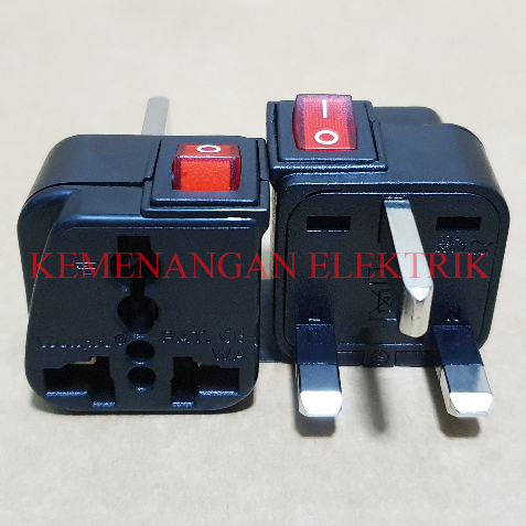 WONPRO WSA-7 OVER PLUG ADAPTOR UNIVERSAL 3 LEGS + SWITCH ON OFF ...