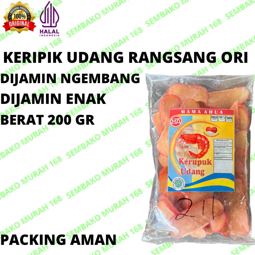 Original Rangsang Shrimp Crackers 200 gr | Shopee Malaysia
