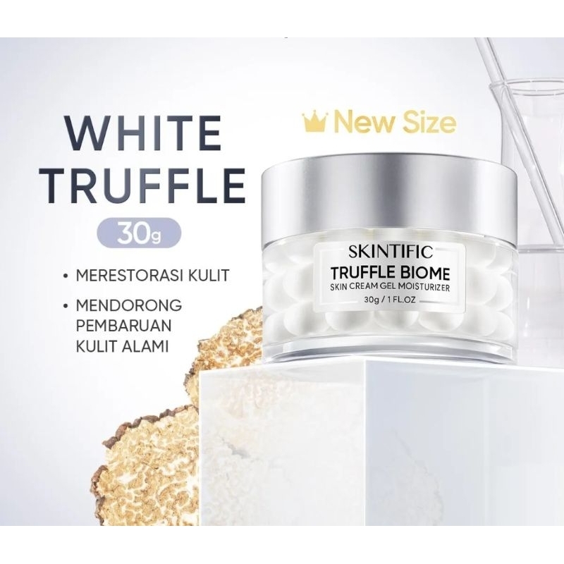 Skintific Truffle Biome Skin Reborn Cream Gel Moisturizer 30gr 