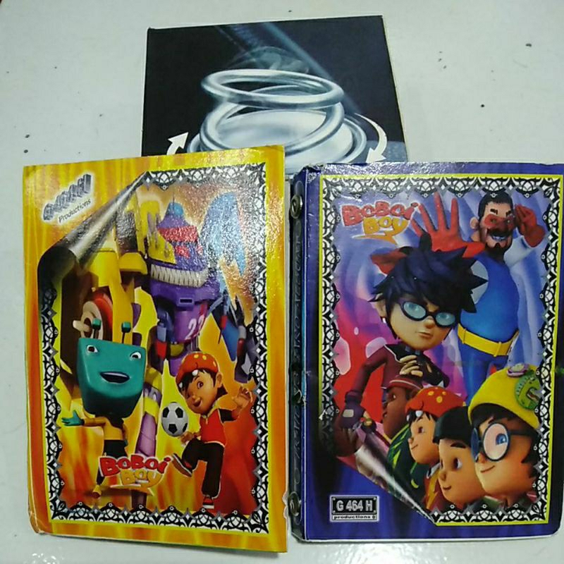 Boboiboy cover card album Contains 10 Sheets Of card Capacity 20 Cards ...