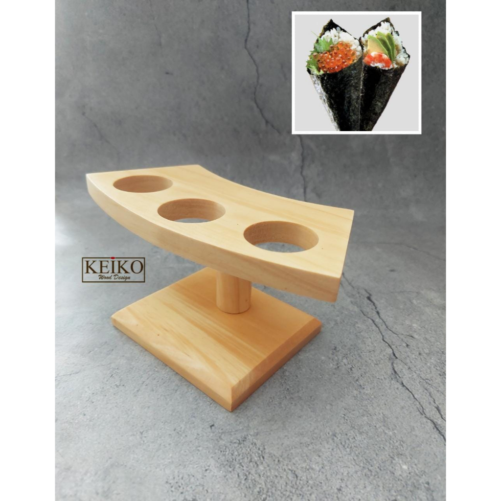Temaki sushi holder/ sushi roll holder/ sushi cone holder rack | Shopee ...