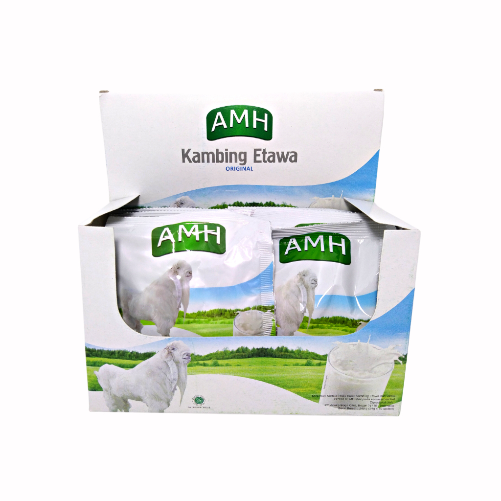 AMH Full Cream Goat Milk - Per Box Contains 10 sachets Original Etawa ...