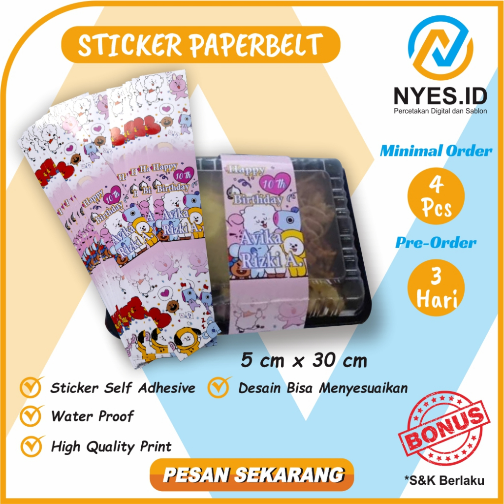 Paperbelt Bento Belt Sticker | Shopee Malaysia