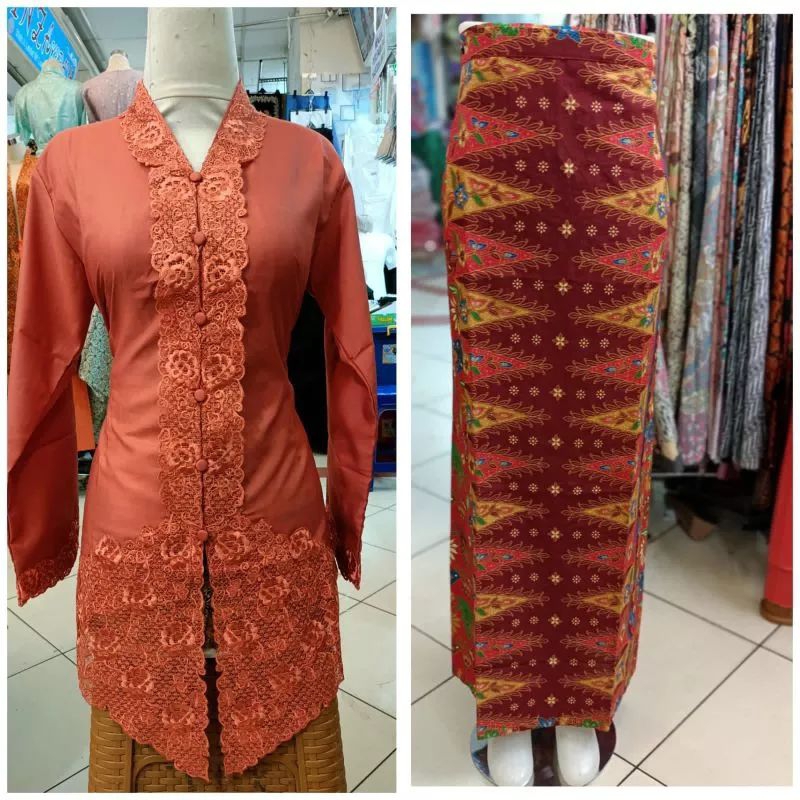 Traditional ENCIM KEBAYA // LATEST MODEL ENCIM KEBAYA // ENCIM LONG ...