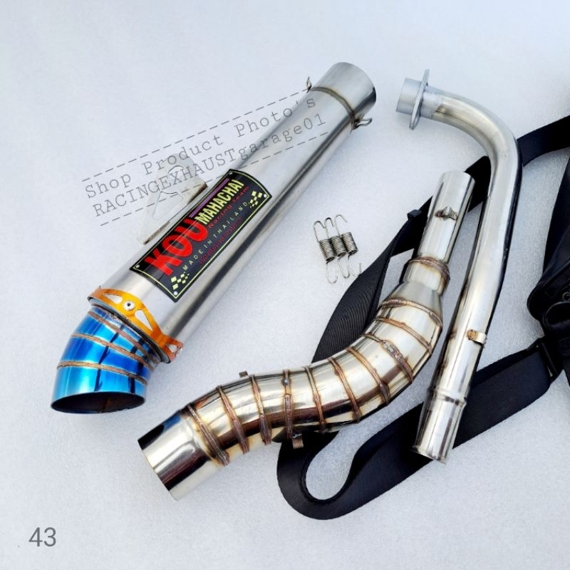Kou Daeng4 pipe Conical Open Spec Exhaust pipe xrm,wave,fury 125/110