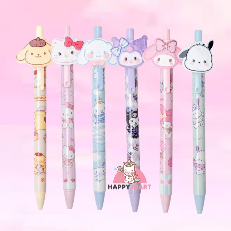 Sanrio HEAD GLITTER kuromi Pen/melody/cinnamoroll | Shopee Malaysia