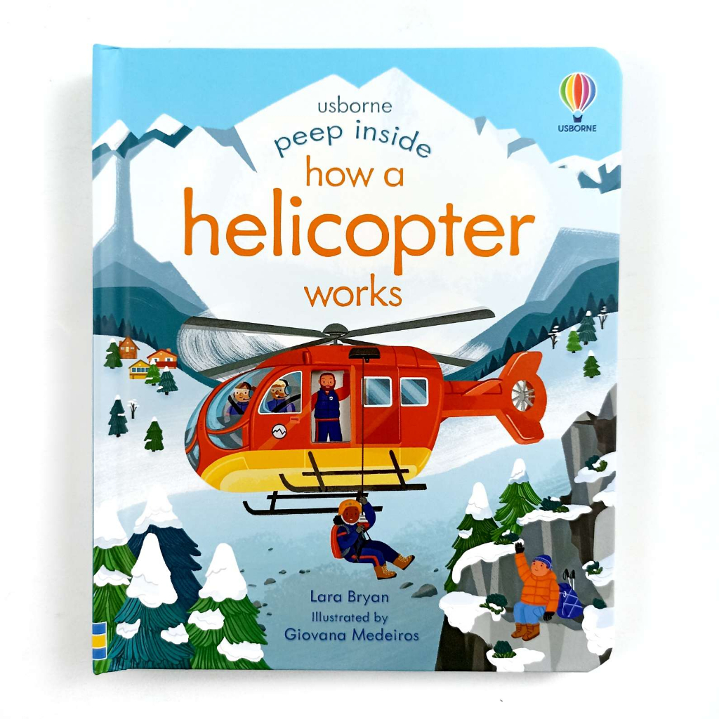Original Usborne Peep Inside How a Helicopter Works - Leon Books ...