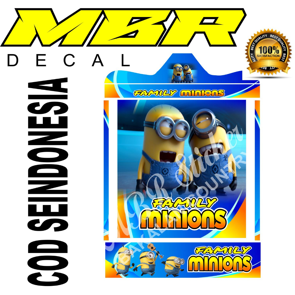 MINION CAGE DECAL, BOX CAGE STICKER, BIRD CAGE STICKER | Shopee Malaysia