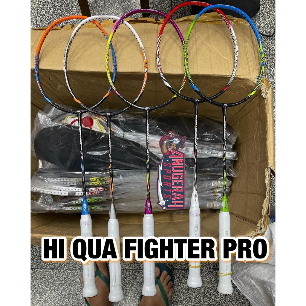 Hi Qua Badminton Racket Hiqua Fighter Pro Original Shopee Malaysia