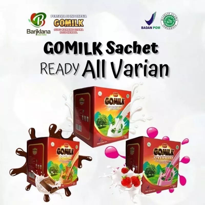 Gomilk sachet/1 BOX Net 1kg Contents 40 Sachets/GOMILK Goat Milk ETAWA