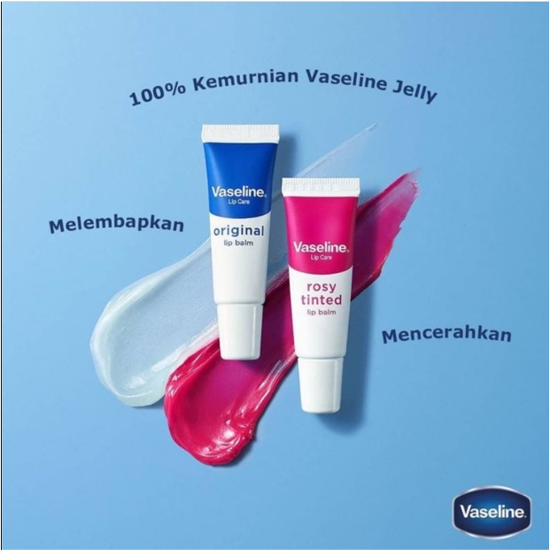 Vaseline LIP CARE ORIGINAL Rosy TINTED LIP BALM 10GR Shopee Malaysia