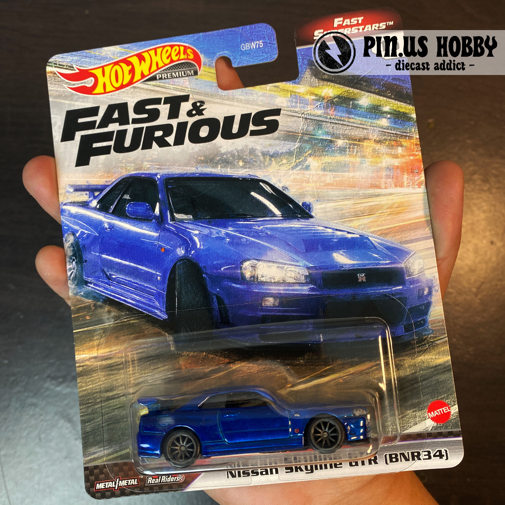 Hot Wheels Nissan Skyline Gtr R34 Fast And Furious Fast Superstars Original Hot Wheels By Mattel 