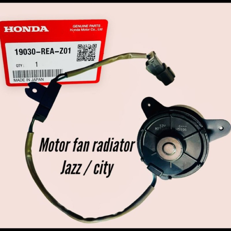 Original old mitsuba jazz radiator fan Motor 19030REAZ01 Shopee