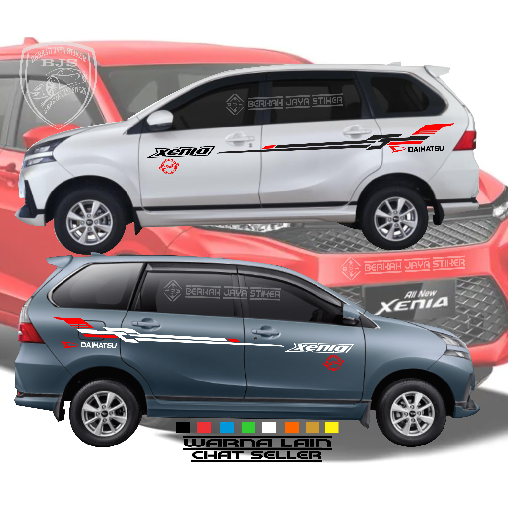 Xenia STCIKER Car Sticker CUTTING DAIHATSU XENIA DELUX STRIPING ...