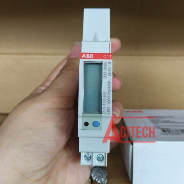 Kwh Meter ABB 1 Phase C11 110-101 MID Electricity Meter | Shopee Malaysia
