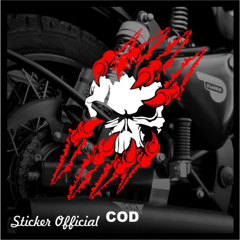 Skull sticker Design Is Changed Cooler Shopee Malaysia