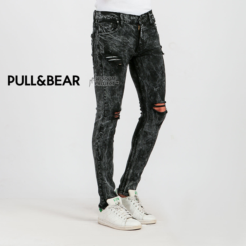 Ripped Jeans Pull And Bear Mens Jeans Pull&Bear Relaxed Fit Jeans
