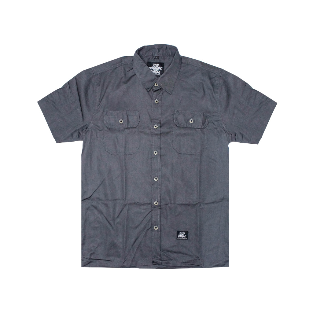 HITAM MERAH Soldierside Basic Workshirt 