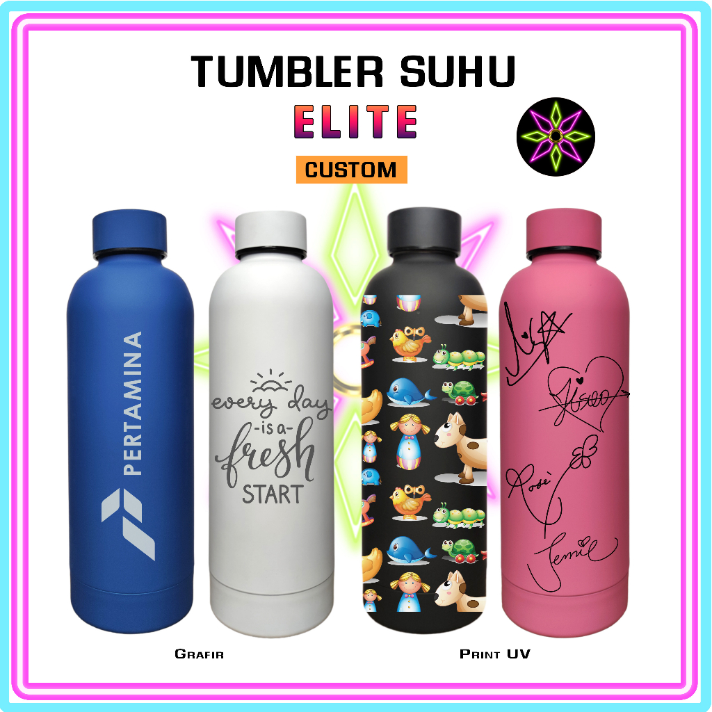 Hikari Print TUMBLER ELITE CUSTOM TUMBLER LULU STAINLESS 304 500ML ...