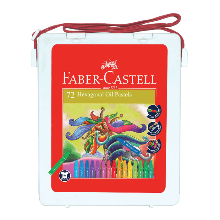 Hexagonal 72 FABER-CASTEL/CRAYON FABER CASTELL HEXAGONAL OIL PASTEL 72 ...