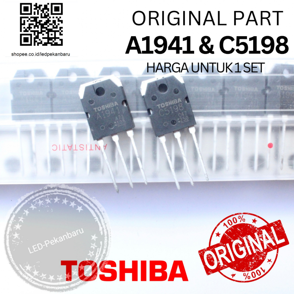Original TOSHIBA C5198 A1941 TRANSISTOR TR FINAL C 5198 A 1941 ORI 1SET