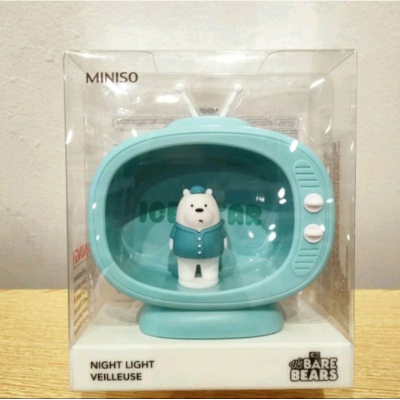 Night Light Miniso we bare Bears Sleep Lamp | Shopee Malaysia