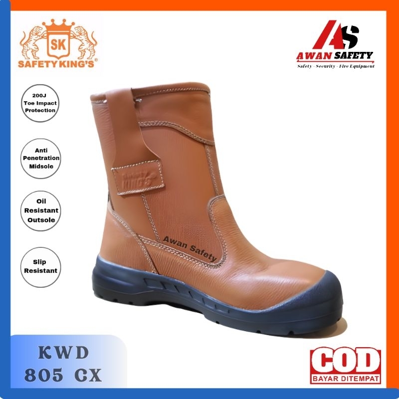 Kings KWD 805 Cx Safety Shoes/King KWD 205CX Genuine Leather Shoes