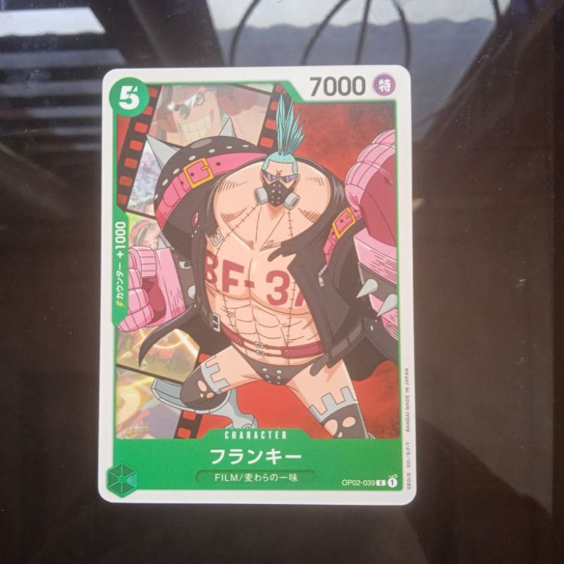 Franky OP02039 Japanese One Piece Trading Card Game TCG Shopee Malaysia