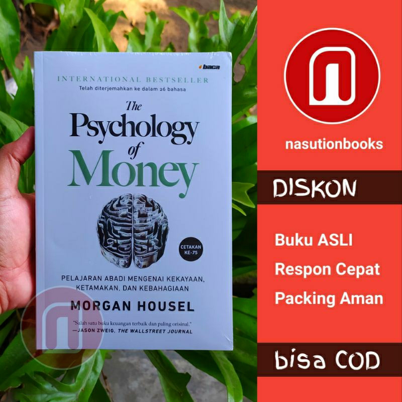 Morgan Housel's book The Psychology of Money | Read | Shopee Malaysia