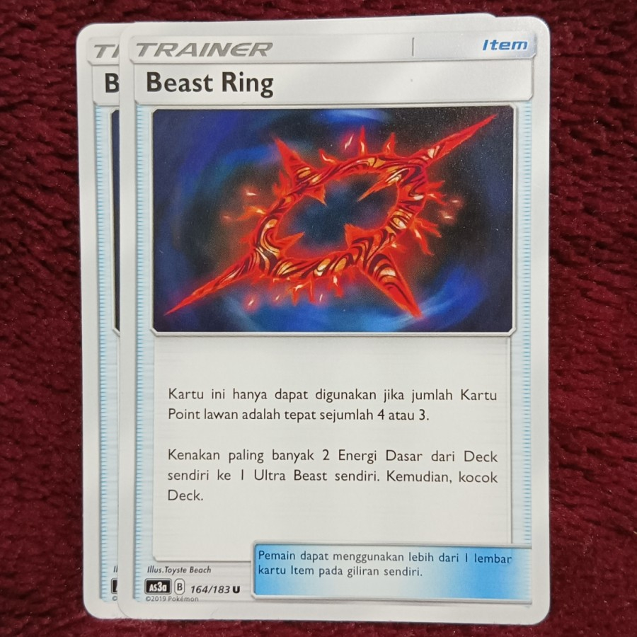 Beast Ring - Pokemon TCG Indonesia | Shopee Malaysia