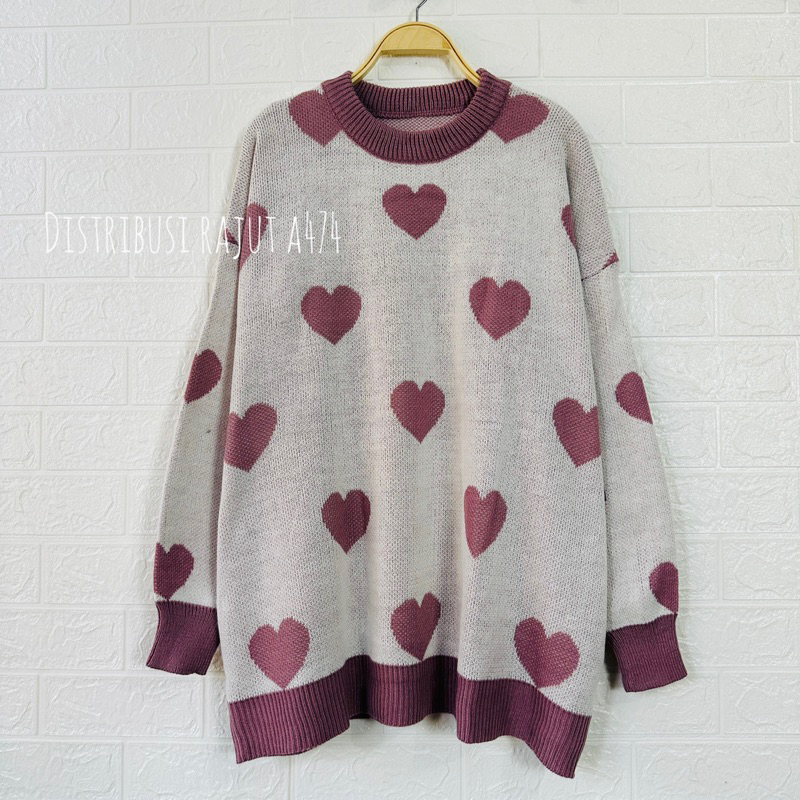 Ditsy Love Knit Sweater