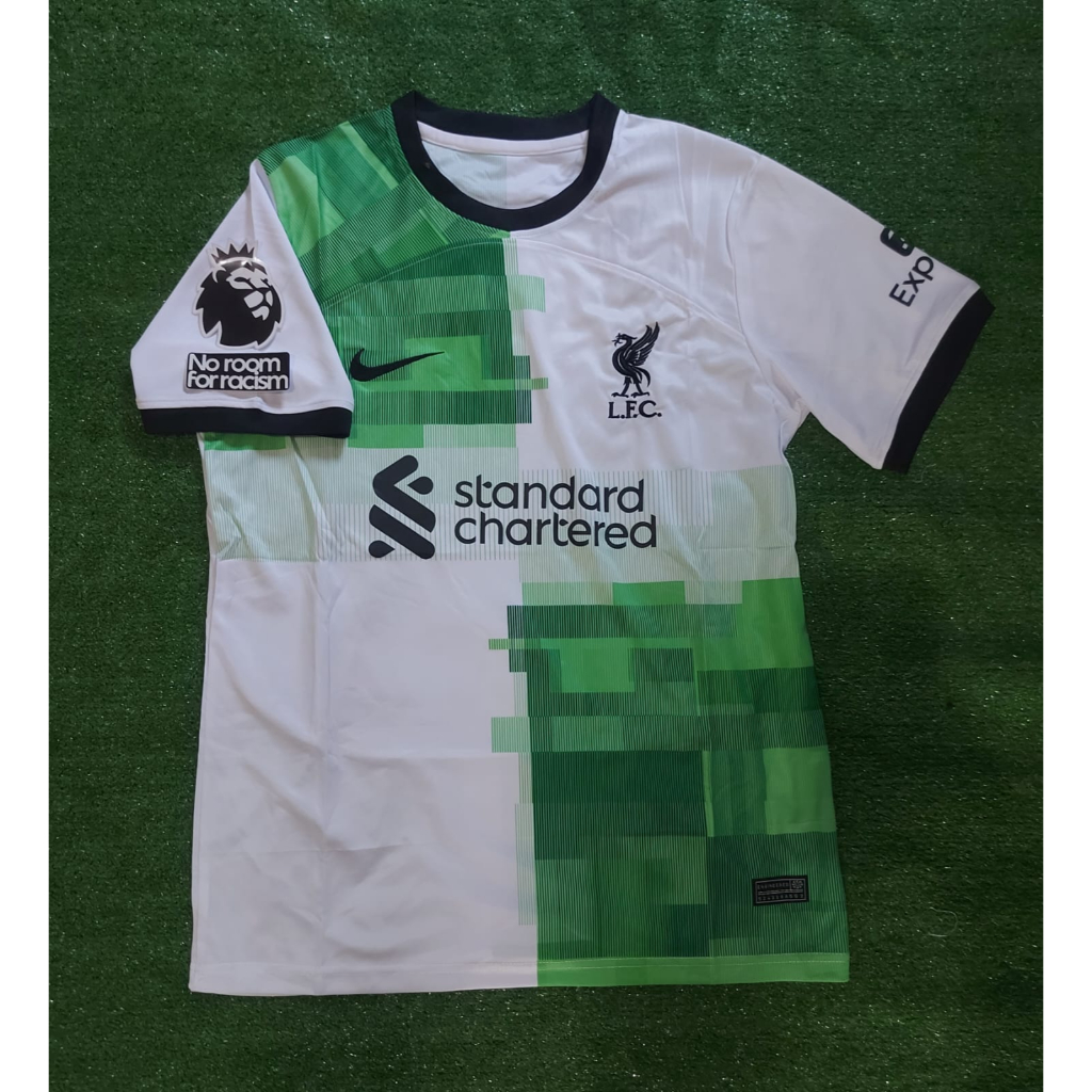 Nike Liverpool Home Jersey w/ EPL + No Room for Racism Patches 22/23 (Tough Red/Team Red) Size XXL