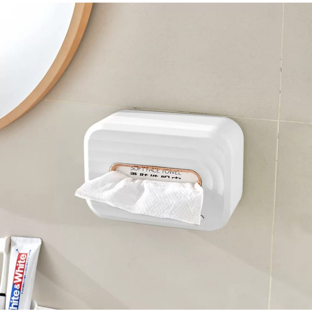 Contemporary Tissue Box / Tissue Holder with Adhesive / Elegant Tissue ...