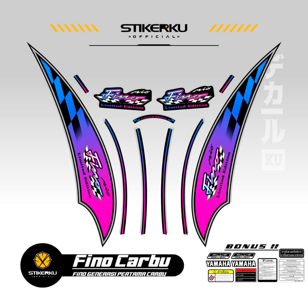 Stripping FINO Carb MOTIF 37/FINO OLD// FINO Carb Sticker/FINO Carb